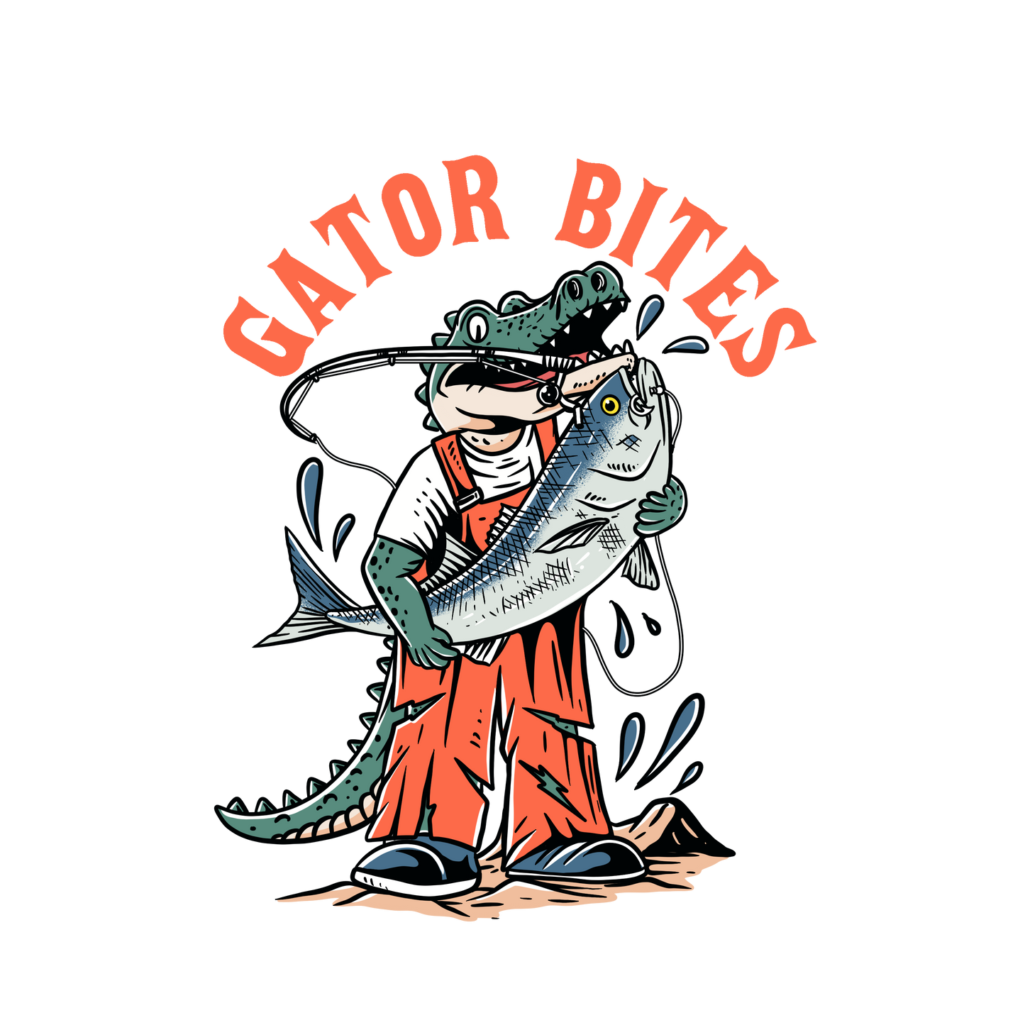 Gator Bites Short Sleeve T-Shirt